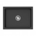 Omoikiri Mikura 61-BL Кухонная мойка Natceramic 61x46 см, цвет: черный 4997069