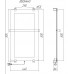 Allen Brau Infinity Полотенцесушитель электрический 44x6,6x80h см, цвет: бронза 00305011