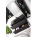 Armadi Art Vallessi Шкаф-пенал подвесной 28х35х120h см, цвет: антрацит 836-A glossy
