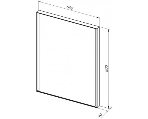 Allen Brau Infinity Зеркало подвесное прямоугольное с подсветкой 60x80 см, цвет: черный 1.21018.BL Allen Brau Infinity Зеркало подвесное прямоугольное с подсветкой 60x80 см, цвет: черный 1.21018.BL