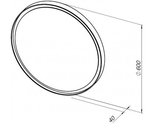 Allen Brau Infinity Зеркало подвесное круглое с подсветкой 60x60 см, цвет: черный 1.21022.BL Allen Brau Infinity Зеркало подвесное круглое с подсветкой 60x60 см, цвет: черный 1.21022.BL