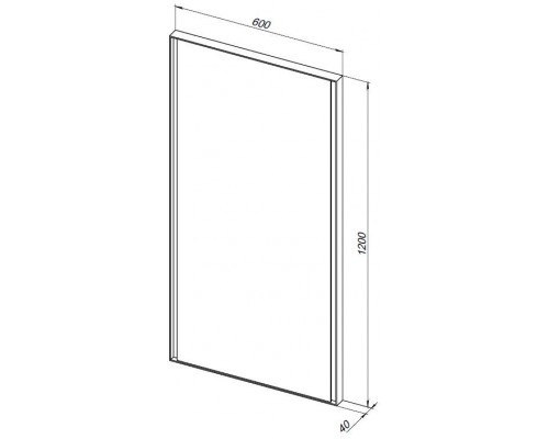 Allen Brau Infinity Зеркало подвесное прямоугольное с подсветкой 60x120 см, цвет: черный 1.21020.BL Allen Brau Infinity Зеркало подвесное прямоугольное с подсветкой 60x120 см, цвет: черный 1.21020.BL