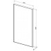 Allen Brau Infinity Зеркало подвесное прямоугольное с подсветкой 60x120 см, цвет: черный 1.21020.BL