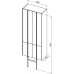 Allen Brau Reality Шкаф-пенал подвесной 60x31x148h см, цвет: антрацит матовый 1.32003.AM