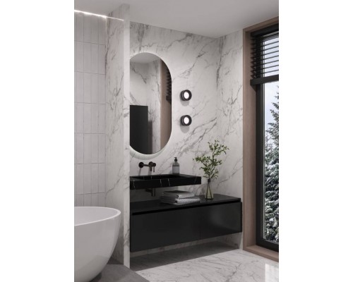 Armadi Art Flat Раковина мебельная прямоугольная 81х45,2х8h см, цвет: nero 859-080-NM