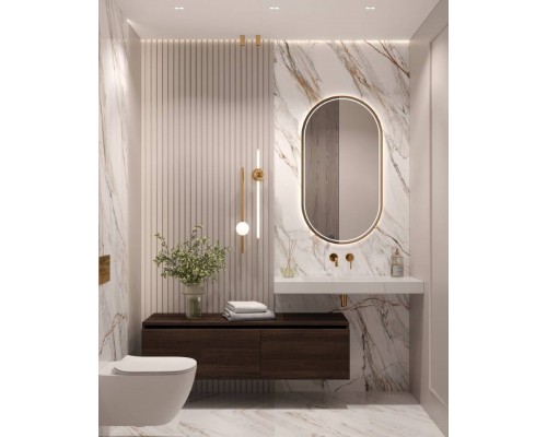 Armadi Art Flat Раковина мебельная прямоугольная 101х45,2х8h см, цвет: белый 859-100-CLCT