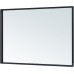 Allen Brau Liberty Зеркало подвесное прямоугольное с подсветкой 120x85 см, цвет: черный 1.330017.BB