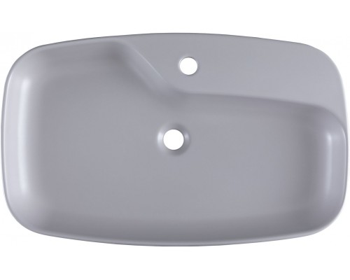 Allen Brau Liberty Раковина чаша 70x43x9h см с 1 отверстием, цвет: антрацит 4.32011.AN