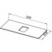 Allen Brau Priority Столешница 95,8x40,8x1h см, цвет: серый 1.31011.GR-S