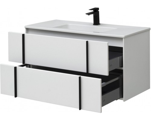 Allen Brau Reality Тумба под раковину 100x46,2x50h см, цвет: белый 1.32007.WM Allen Brau Reality Тумба под раковину 100x46,2x50h см, цвет: белый 1.32007.WM