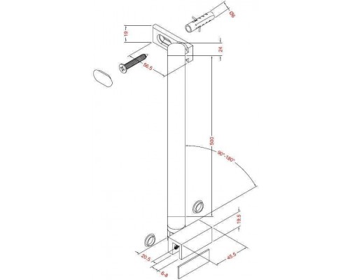 Allen Brau Priority Держатель стекла 50x4,5 см, цвет: хром 3.31101.00 Allen Brau Priority Держатель стекла 50x4,5 см, цвет: хром 3.31101.00