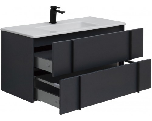 Allen Brau Reality Тумба под раковину 100x46,2x50h см, цвет: антрацит 1.32007.AM Allen Brau Reality Тумба под раковину 100x46,2x50h см, цвет: антрацит 1.32007.AM
