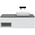 Allen Brau Infinity Тумба под раковину 119,2x45,6x40,8h см, цвет: белый 1.21008.WM