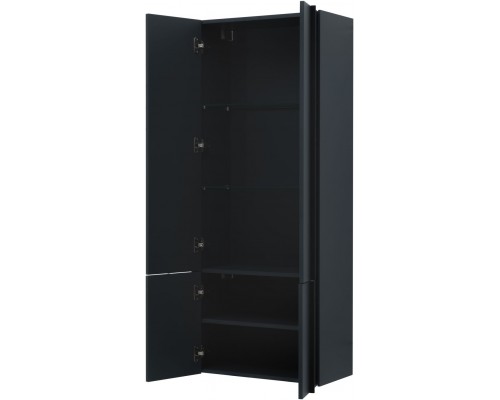 Allen Brau Reality Шкаф-пенал подвесной 60x31x148h см, цвет: антрацит матовый 1.32003.AM