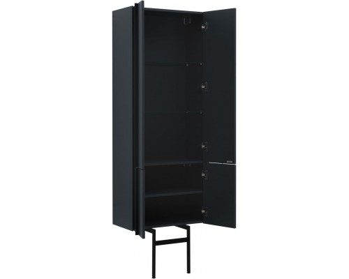 Allen Brau Reality Шкаф-пенал подвесной 60x31x148h см, цвет: антрацит матовый 1.32003.AM