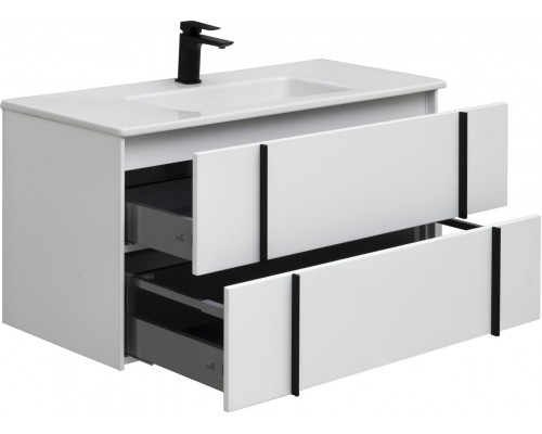 Allen Brau Reality Тумба под раковину 100x46,2x50h см, цвет: белый 1.32007.WM Allen Brau Reality Тумба под раковину 100x46,2x50h см, цвет: белый 1.32007.WM