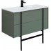 Allen Brau Reality Тумба под раковину 100x46,2x50h см, цвет: олива 1.32007.CGM