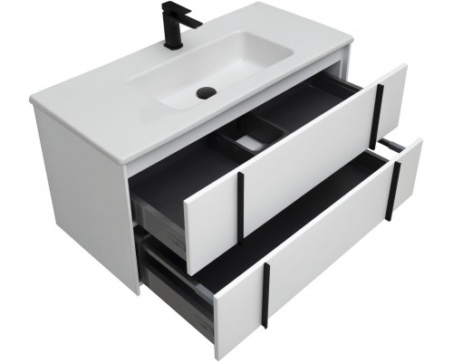 Allen Brau Reality Тумба под раковину 100x46,2x50h см, цвет: белый 1.32007.WM Allen Brau Reality Тумба под раковину 100x46,2x50h см, цвет: белый 1.32007.WM