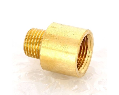 Переходник круглый НВ Viega 1/4" x 3/8" бронза