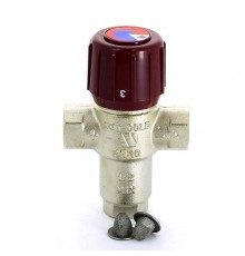Термосмеситель AQUAMIX WATTS Ind 62C для ГВС 1/2"В диапазон регулирования 42-60˚C