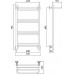 Стилье Версия-Н1 Полотенцесушитель водяной для ГВС 46x79,4h см, цвет: без покрытия 00621-8040