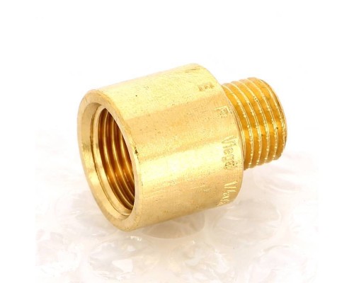 Переходник круглый НВ Viega 1/4" x 3/8" бронза