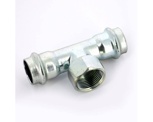 Тройник пресс-В оцинкованная сталь Prestabo VIEGA 22х3/4"х22 Тройник пресс-В оцинкованная сталь Prestabo VIEGA 22х3/4"х22