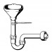 Сифон трубный с горизонтальным отводом и съемной воронка для сбора конденсата VIEGA 40мм