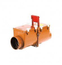 Клапан обратный кор б/н Дн110 2камер с фиксатором,2люк HL 710.2