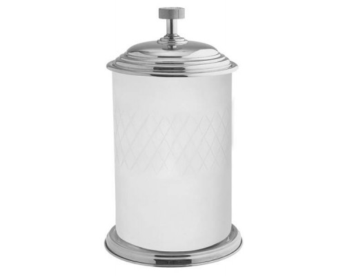 Boheme Royal Cristal Мусорное ведро круглое напольное, цвет: хром 10934-CR