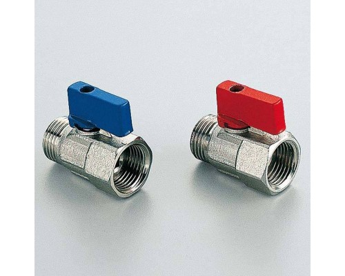 Кран шаровой мини НВ 1/2' флажок SMALL