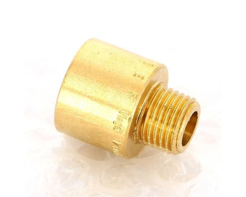 Переходник круглый НВ Viega 1/4" x 3/8" бронза