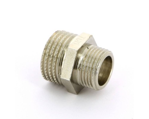Ниппель НН никелированный TIEMME 1/2"x3/8" Ниппель НН никелированный TIEMME 1/2"x3/8"