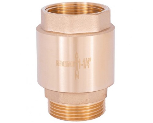 Клапан обратный BELAMOS FV-D 1.25" латунь / внешн. резьба