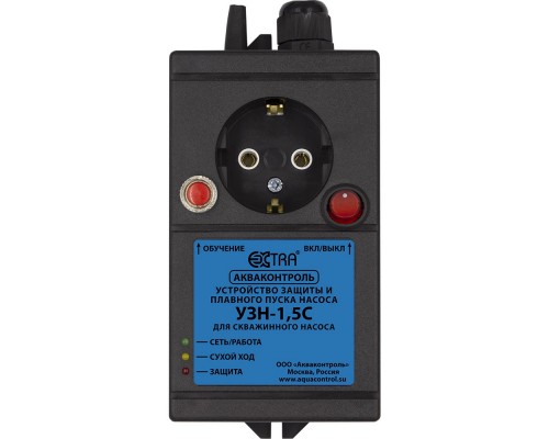 Устройство защиты EXTRA Акваконтроль скважинного насоса с пл пуск УЗН-1,5С