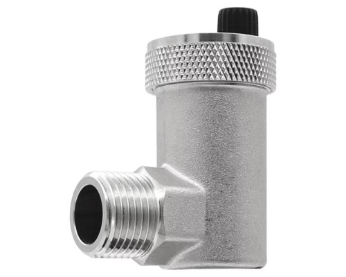 Воздухоотводчик VIEIR угл. 1/2" никель PF505 (100/1)