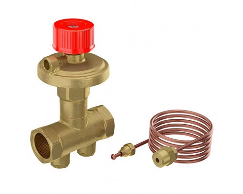 Клапан балансировочный Giacomini R206AY103 ручной/компактный DN15 1/2" ВР, PN16, Kvs-0.8 м3/ч