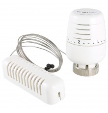 Термоголовка Valtec с выносным настенным датчиком, жидкостная, присоединение М30х1,5 (VT.5010)