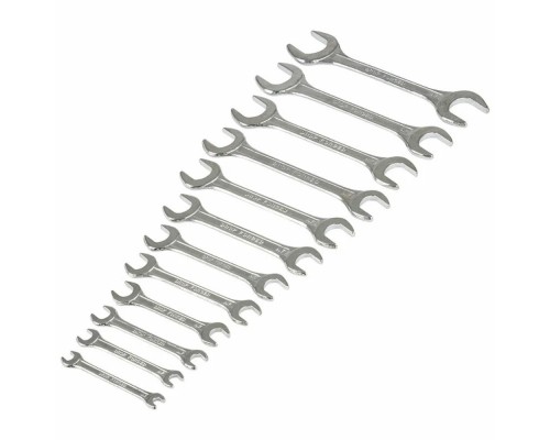 Набор рожковых гаечных ключей ЗУБР МЕХАНИК 6 шт, 6 - 15 мм