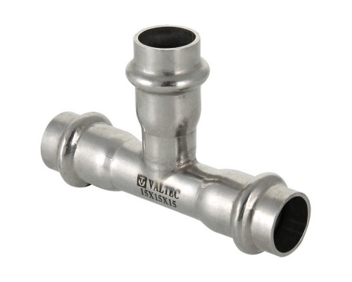 Тройник из нержавеющей стали 15 Valtec, (VTi.931) (уп. 5 шт)