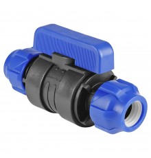 Шаровый кран ПНД компрессионный 25*25 мм (VALFEX)