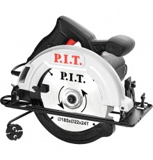 Пила P.I.T. циркулярная PKS185-C4 (1200Вт, 5500 об/мин, диск 185 мм, глубина пропила 47/61мм)