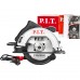 Пила P.I.T. циркулярная PKS185-C4 (1200Вт, 5500 об/мин, диск 185 мм, глубина пропила 47/61мм)