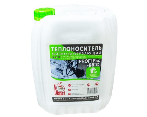 Теплоноситель АльфаХим PROFI Есо-65 на основе пропиленгликоля, (20кг)