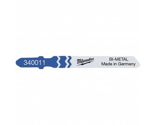 Полотно для лобзика Milwaukee T118AF 55мм биметаллические, упак_5 Полотно для лобзика Milwaukee T118AF 55мм биметаллические, упак_5