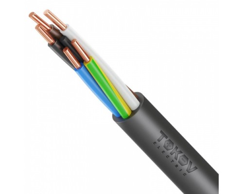 Кабель TOKOV ELECTRIC ВВГнг(А)-LS 5х1.5 ОК (N PE) 0.66кВ (м) УТ000028407