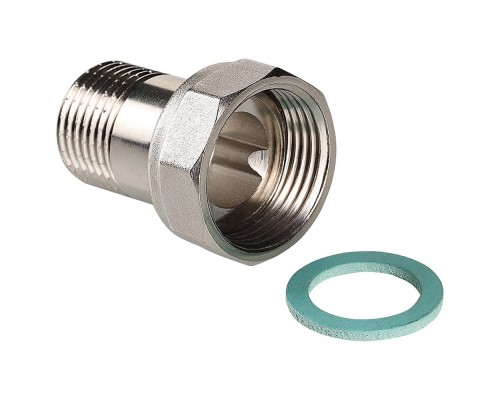 Полусгон прямой с накидной гайкой, 3/4"x3/4" VTr.613.N.0505