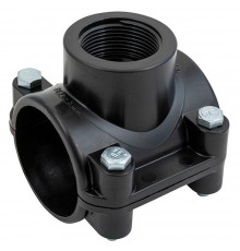 Седелка ПНД компрессионная ВР 160*2" внутренняя резьба