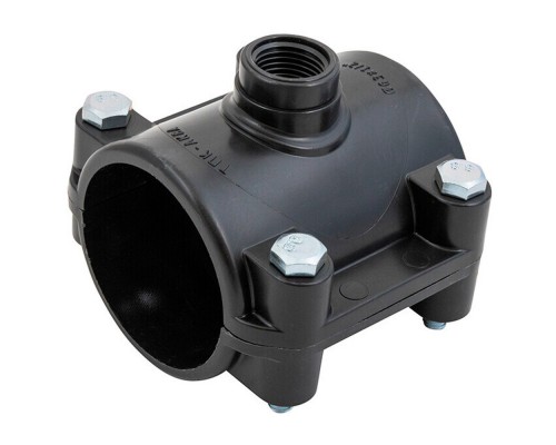 Седелка ПНД компрессионная ВР 63*1 1/2" внутренняя резьба (РФ, уп.40 шт)