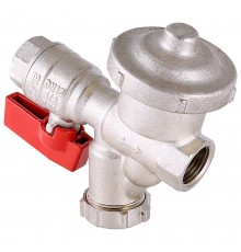 Кран шаровой VALTEC со встр. косым фильтром с пр. и мембр. ред. давл. (КФРД), универс. (VT.300.N.04)